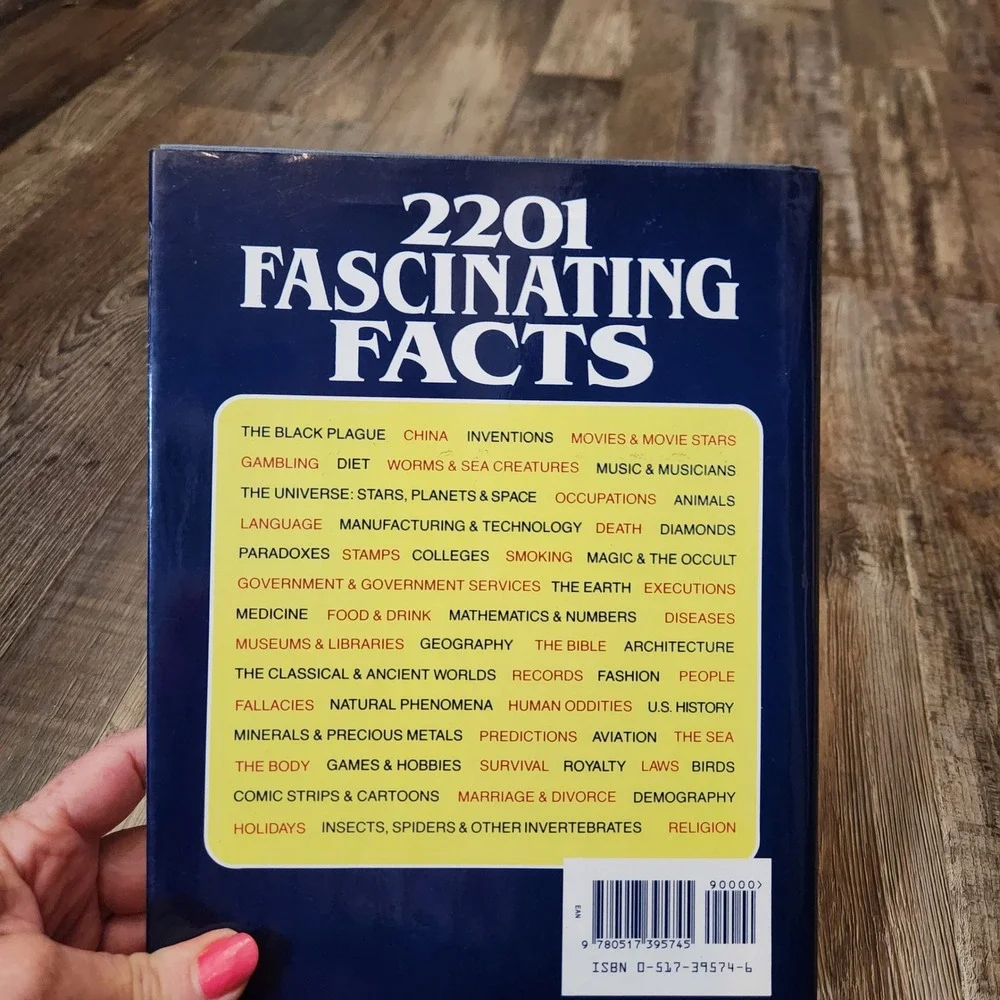 2201 Fascinating Facts David Louis Wings Books Hardcover Trivia Reference 1983